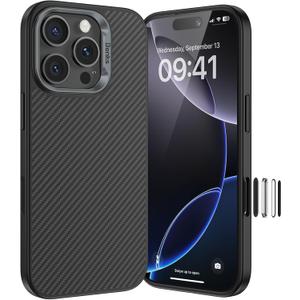 BENKS ArmorPro Case for iPhone 16 Pro with Camera Control Button, [Compatible with Magsafe] Military Grade Protective Case Built with Dupont Kevlar 600D Aramid Fiber