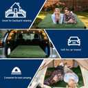 CYMULA Memory Foam Camping Mattress Pad, CertiPUR-US Sleeping Mat, Portable Roll Up Mattress for Adults, Camping Bed Pads for Sleepover, Car Bed with Travel Bag
