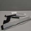 2 Pack Coat Rack Vertical Wall Mount, Bamboo Coats Hooks Clothes Holder Hanger for Wall Coat Hat Jacket Clothing Bathroom Robes Mudroom Entryway(Black) (Large)