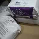 Poise Overnight Incontinence & Postpartum Pads for Bladder Leaks, 8 Drop Extra Coverage, 96 Count
