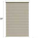 DULEPAX RV Pleated Shades - 26" W x 38" L Cappuccino RV Window Shades for Camper, Travel Trailers, Motorhome's Windows