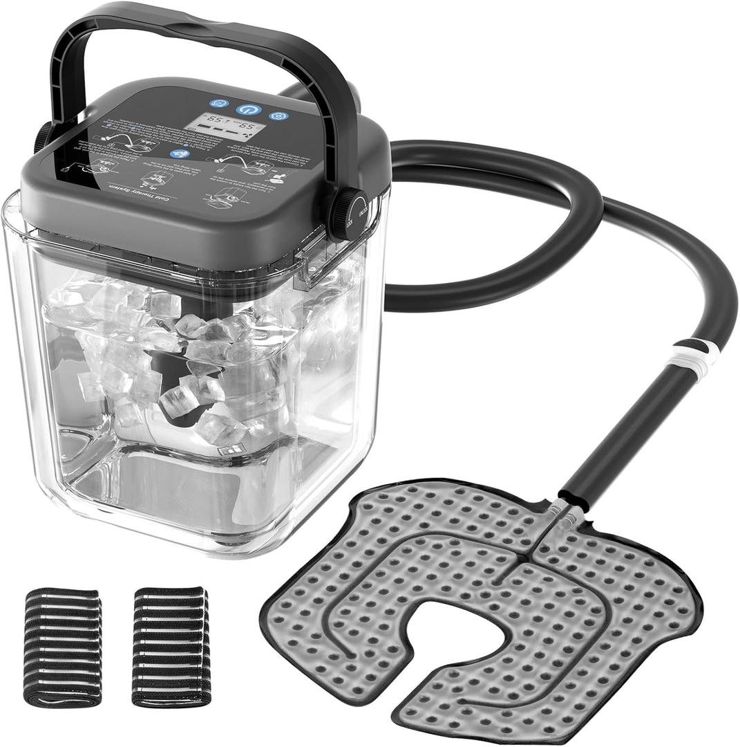 Ice Machine for Knee After Surgery, Cold Therapy Machine Rechargeable, Universal Home Cryotherapy Machine for Post-Surgery, Leg, Ankle, Shoulder (L3 Knee)