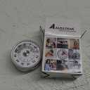 Visual Kitchen Timer for Cooking and Kids with Loud Alarm, Classroom Timers for Desk, No Batteries Required, Mechanical Desk Timer, Magnetic Egg Timer for Study, Chef Clock, Stainless Steel, Countdown