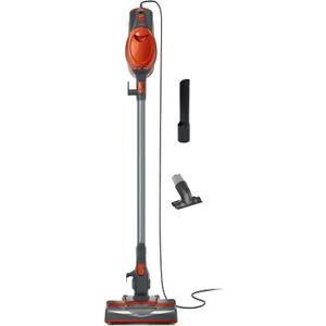 Shark Rocket Ultra-Light | Corded Stick Vacuum Cleaner for Carpet, Rugs & Hard Floors | Lightweight Hand Vacuum for Pet Hair & Upholstery | Swivel Steering | 2 Attachments | Gray/Orange | HV301