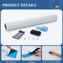 Self-Adhesive whiteboard Stickers for the Office: 24" 18" Magnetic Dry Erase wall Films, Easy to Peel and Stick, Designed for Professionals, Ideal for Schools and Conference Rooms.