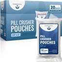 Pill Crusher Pouches - 1,000 Pouches per Box - Crusher Pouches for Pill Crushers - Good for Home, Hospitals, and Nursing Homes