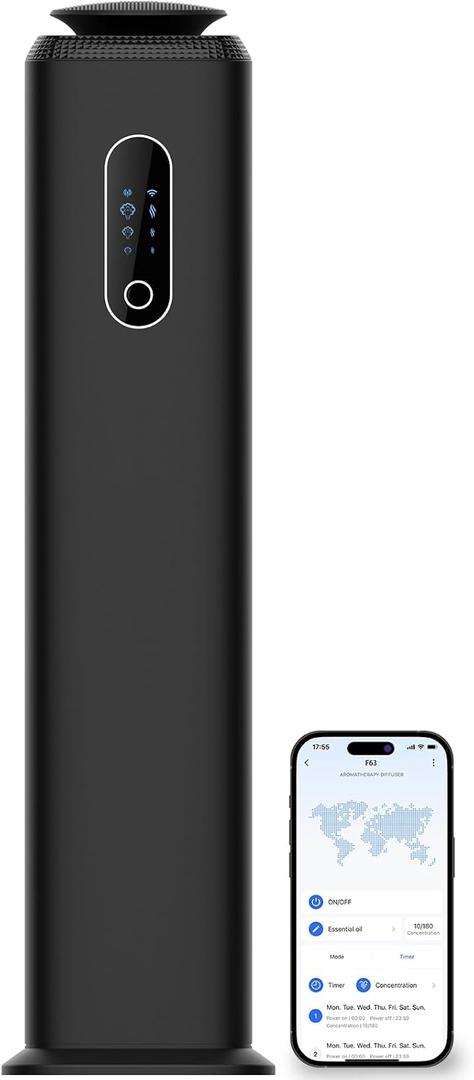 1000mL Scent Air Machine for Home, 10000 sq. ft Waterless Diffuser