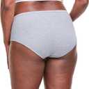 Hanes women's Hi-Cut Panties Pack, Lightweight Cotton Hi-Cuts, 6-Pack (L)