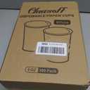 Clawsoff 300 Count 5 oz Bathroom Cups, 5 oz Disposable Paper Cups, Small Mouthwash Cup, 5 Ounce Mini White Espresso Cups for Party, Travel, Picnic