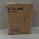 63" Wood Floor Lamp for Living Room Dimmable Standing Lamp with Remote & Foot Switch, 3 Color Temperatures Tall Lamp Mid Century Modern Floor Lamp for Bedroom Office, 9W Bulb Included, Chestnut