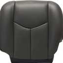 Priprilod 692 or 69i Dark Gray Microfiber Leather Driver Side Bottom Replacement Seat Cover Compatible with Chevy Silverado Tahoe Suburban Avalanche GMC Sierra Yukon XL 2003 2004 2005 2006
