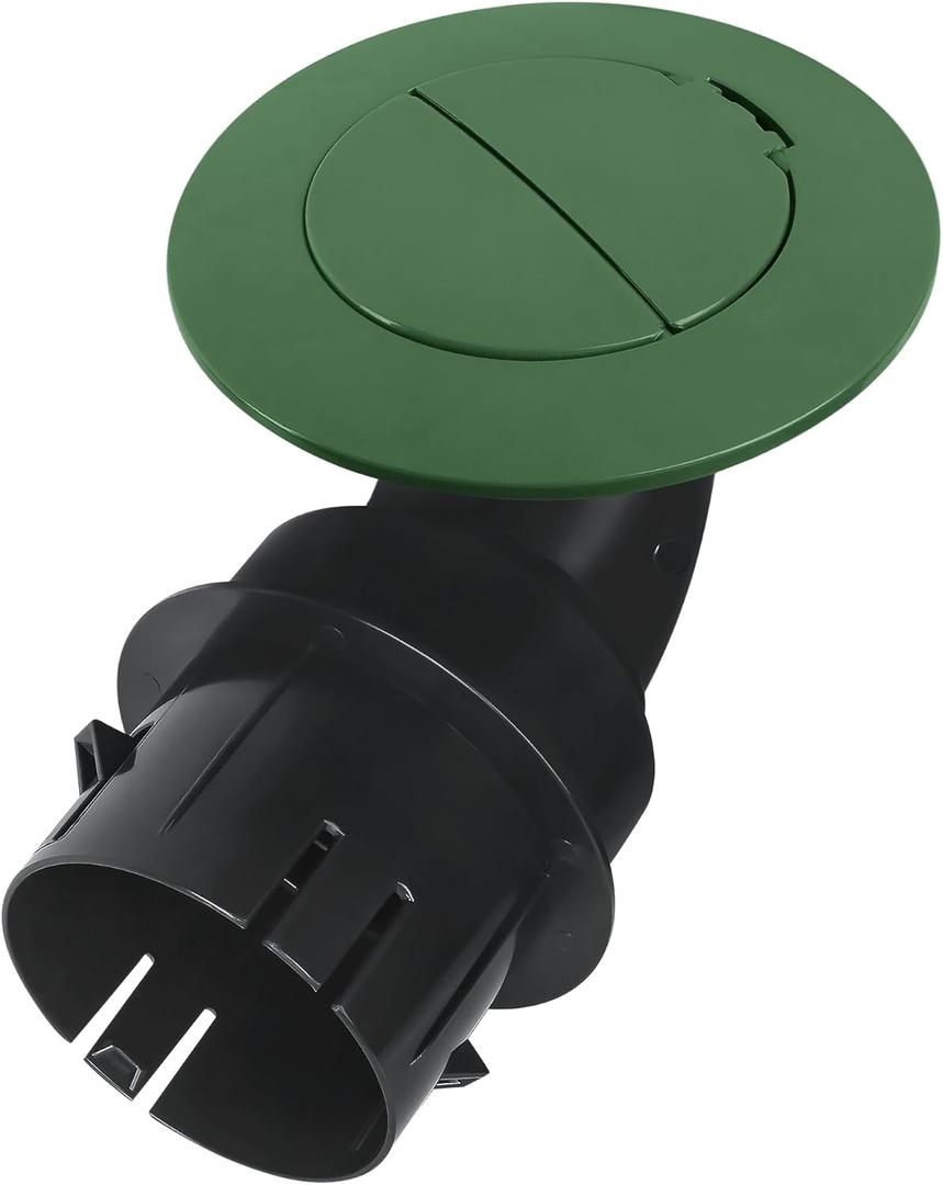422G Pop Up Drainage Emitter with Elbow Adapter | Fits 3 & 4 Inch Drain Pipes, Works with Catch Basins Yard Lawn Drainage SystemsGreen