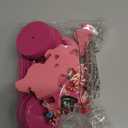 Wenqik 6 Pcs Pink Flamingo Decor Christmas in July Flamingo Table Decorations Xmas Summer Flamingo Party Decoration Centerpieces Wooden Tall Standing Block Sign Set for Home Office Desk Supplies