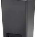 Rubbermaid Premier Series III Step-On Trash Can for Home and Kitchen, with Stainless Steel Rim, 12.4 Gallon, Charcoal, for Home/Kitchen/Garage/Apartment/Office