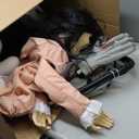 Haunted Hill Farm Soul Sucker Demon Reaper with Child by Tekky, Motion-Activated Talking Halloween Animatronic for Creepy Indoor or Covered Outdoor Halloween Decorations, Plug-in or Battery Operated