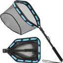 GOODCAT Floating Fishing Net with Magnetic Release, Foldable Landing Net for Kayak Boat Shore Fishing