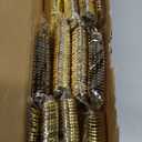 N9R 300pcs Gold Plastic Silverware Dinnerware Flatware- Heavyweight Plastic Cutlery Set, 100 Forks, 100 Spoons, 100 Knives, Gold Utensils for Party, Thanksgiving, Christmas