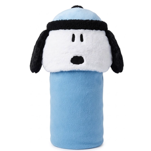 Kids Peanuts Snoopy Hooded Throw Blanket. The Hood is a "Snoopy Head". Fun!