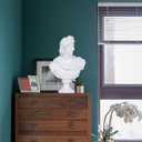 YUEOECOR 14.2in Greek Statue of Apollo, Classic Roman Bust Greek Mythology White Sculpture for Home Dcor