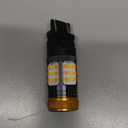 AUXITO CANBUS 3157 LED Bulbs Amber Yellow with Built-in Resistor 3156 3457A 4057 4157 Anti Hyper Flash Error Free Front Rear Turn Signal Lights and Blinker Maker DRL Parking Lights, Pack of 2