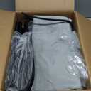 DmmyAlzx Heated Cat House for Outside, Heated Outdoor Cat House Weatherproof, Insulated Collapsible Home for Pets in Winter, Cat Shelter with Pet Heating Pad, Grey