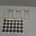 6Pcs Spice Jars with Label, 4oz Empty Square Seasoning Containers, Spice Jars with Shaker Lids, Small Spice Bottles for Salt, Herbs, Sugar, Pepper, Seasoning Jars for Spice Rack, Cabinet, or Drawer (Bamboo)