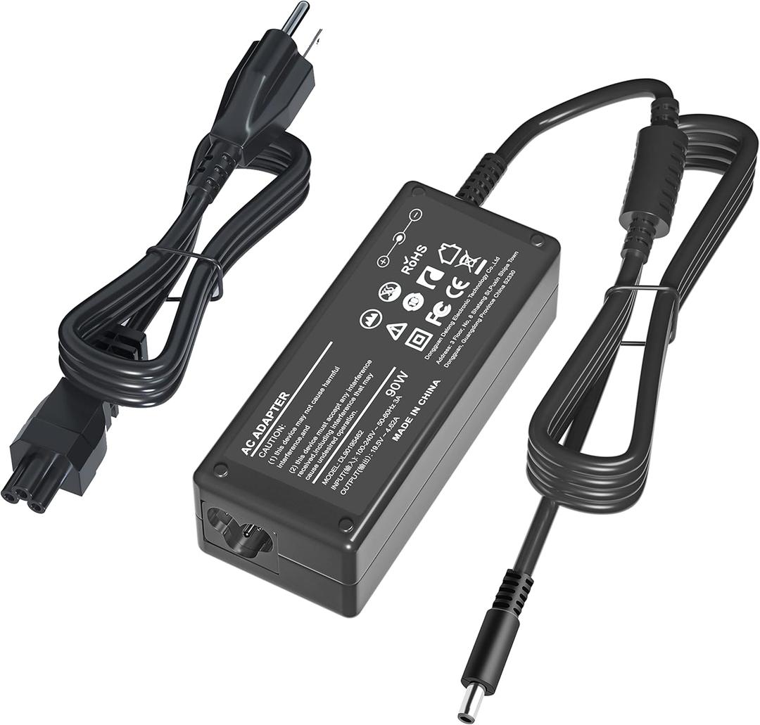90W Ac Adapter Charger for Dell OptiPlex Micro 9020 7050 7010 7040 7080 7060 7070 5050 5070 5090 5080 5060 3080 3050 3040 3070 3090 3046 MFF Business Desktop Computer PC;7700 Power Cord Supply