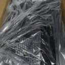 MUSETEX ATX PC Case Pre-Install 6 PWM ARGB Fans, Polygonal Mesh Computer Gaming Case, Opening Tempered Glass Side Panel Mid-Tower Case, USB 3.0 x 2, Black, NN8