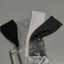 Headbands for Women, 8pcs Stretchy Non Slip Soft Cotton Cloth Hair Bands for Sports, Workout, Yoga and Running (Black, White, Gray, Brown)