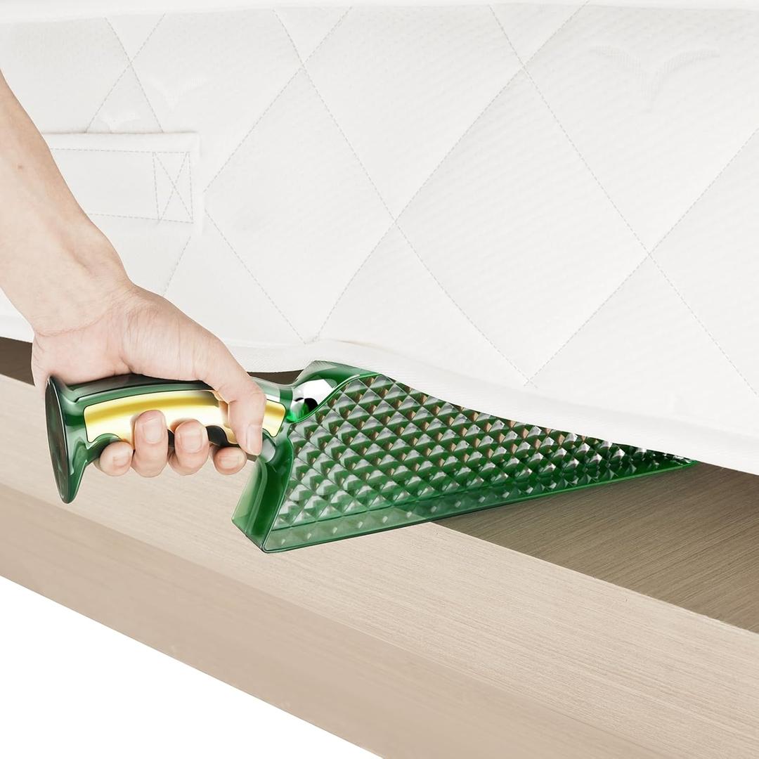 Tantea Mattress Lifter Wedge and Bed Maker Tool for Changing Sheets - Easy Lifter Mattress Riser for Bed Making - Helps Lift The Mattress and Hold The Mattress Alleviating Back Pain (1 Piece)