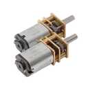 HiLetgo 2pcs GA12-N20 N20 (12V 1000RPM) Gear Reducer Motor DC 3V/6V12V N20 Reduction Motor Mini Deceleration Gear Motor Micro Robort Smart Car Motor Multiple Rotation Speed Optional