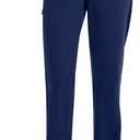Med Couture Scrub Pants for Women Straight Leg Pull-On Pant with 4 Pockets Moisture Wicking & 360° Stretch - MC103 Size M