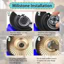 (5PCS) Angle Grinder Wood Carving Disc Set for 4 and 4 1/2 Inch Angle Grinder Attachments With5/8 Arbor, Cutting Wheel, Stump Grinder Tool Shaping Disc for Wood Cutting, Grinding Wheel