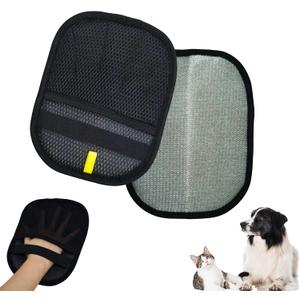 Reusable Pet Hair Removal Glove, Machine Washable, Five-Finger Design