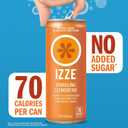 IZZE Sparkling Juice Beverage Blend, Sunset Variety Pack, Clementine, Peach, Cherry Lime, Pomegranate, No Sugar Added, 8.4 Fl Oz (Pack of 24)BBD 06/23/26