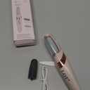 LQT Electric Foot File  Rechargeable Callus Remover for Hard, Cracked Skin  at-Home Pedicure Kit for Smooth Feet (Men & Women) (Pink)