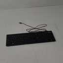 Amazon Basics Wired QWERTY Keyboard, Full-Sized, Black