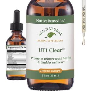 Native Remedies UTI-Clear for Urinary Tract and Bladder Health, 59 ml