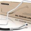A-Premium Automatic Transmission Oil Cooler Line Hose Assembly Compatible with Chevrolet Silverado 2500 HD 3500 GMC Sierra 2500 HD 3500 2001-2003