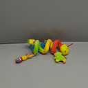 Baby Crib Hanging Rattles Toys - Infant Baby Worm Crib Bed Around Rattle Bell Cartoon Insect Spiral Hanging Toy with Ringing Bell for Infants Bed Stroller Car Seat Bar for Babies Boys and Girls (Multi-colored)