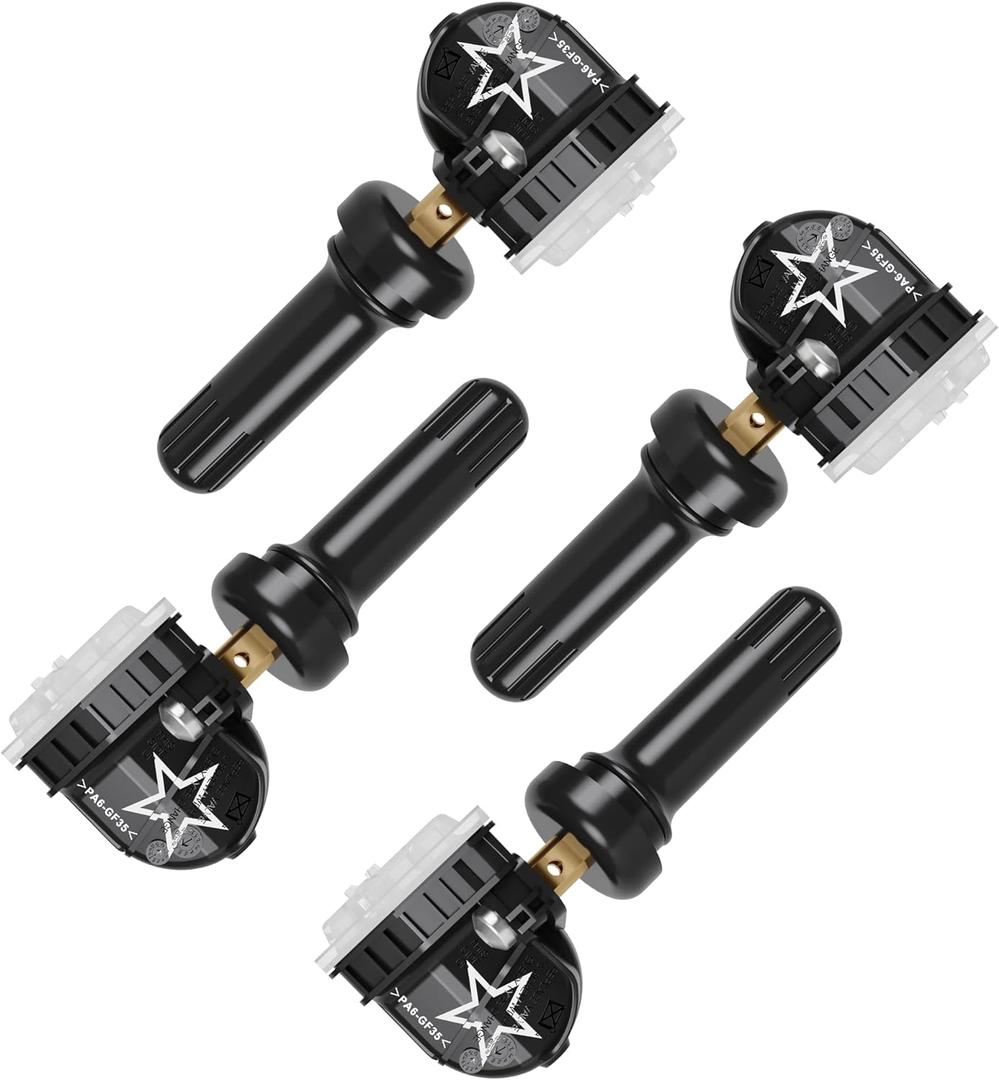TPMS Sensor GM 4-Pack, 315MHZ Tire Pressure Monitor System for GM| GMC | Chevy | Buick | Cadillac Replace#13598771,13598772,13586335,13581558,20923680