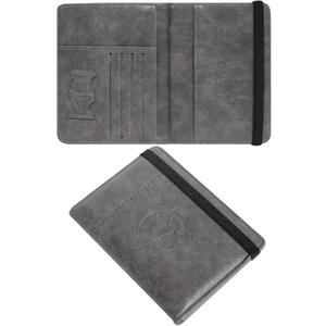 Passport Holder Cover Wallet RFID Blocking Leather Passport Case with Card Slots, Waterproof Travel Wallet Organizer for Travel Essentials, International Documents for Men and Women