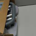 Loyoda Toilet Seat Risers for Seniors, Raised Toilet Seat with Padded Handles & Seat, 400 LBS Raised Toilet Seat with Adjustable Height & Width for Pregnant, Disabled, Handicapped,(Gray)