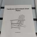 Adirondack Chair, 110°Ergonomics Plastic Extra Tall Adirondack Chairs, HDPE All-Weather Plastic Patio Outdoor Chair, High Foamed Polyethylene Fire Pit Chair