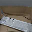 Zebra Roller Window Blinds,Custom Cut to Size,Roller Blinds Dual Layer Roller Shade Blinds, White,Fixed 72 InchesHigh,20 Inches Width