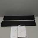 Ballucci Modern Floating Shelves 24", Set of 2 Wood Wall Mount Ledges for Nursery, Living Room, Bathroom, Kitchen, Office, Black (24" Shelves - Set of 2)