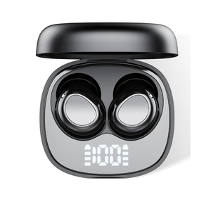 Sleep Ear Buds, True Wireless Earbuds, 2025 Ultra-Mini Bluetooth 5.4 Earbuds for Side Sleepers, 53H Play Hi-Fi Stereo 3D Bass Noise Cancelling Bluetooth headphones, USB C, IP7 Waterproof LED Earphones