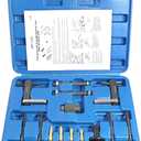 Fuel Injector Rail Assembly Remover Tool Kit GM245 Fuel Injector Seals Install Replace Tools Set for Buick LaCrosse Cadillac Saturn Pontiac Chevrolet Subaru 6706 EN-49248 EN-49245 EN-51105 18683AA000