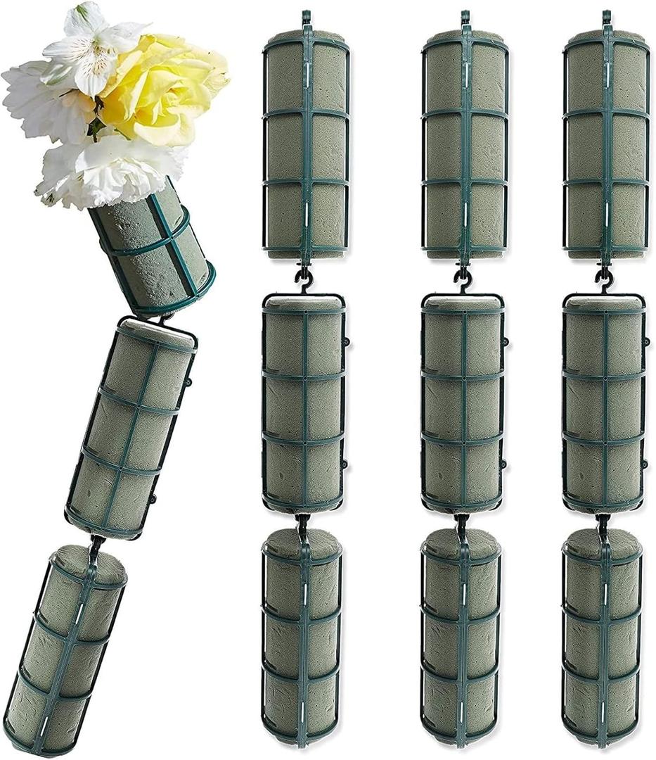 Bright Creations Wet Floral Foam Garland for Artificial Flower Arrangements, Centerpieces, Wedding Decorations, 2x5 Per Piece - Pack of 12