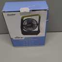 Gazeled Battery Powered Fan, Long Lasting Battery Operated Fans for Camping, Portable D-Cell Desk Fan with Timer, 3 Speeds, Whisper Quiet, 180° Rotation, for Office, Bedroom, Outdoor, 5'', Model: F15